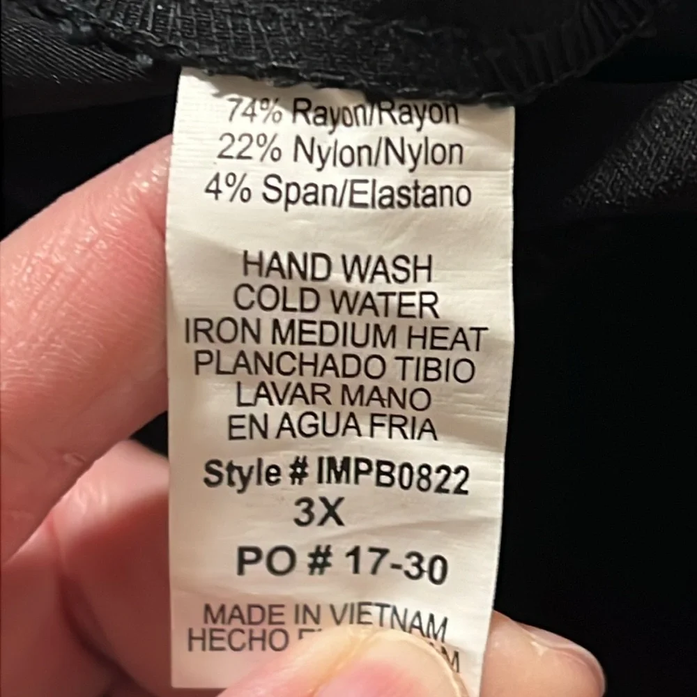 NWT Color Swatch Black Pants